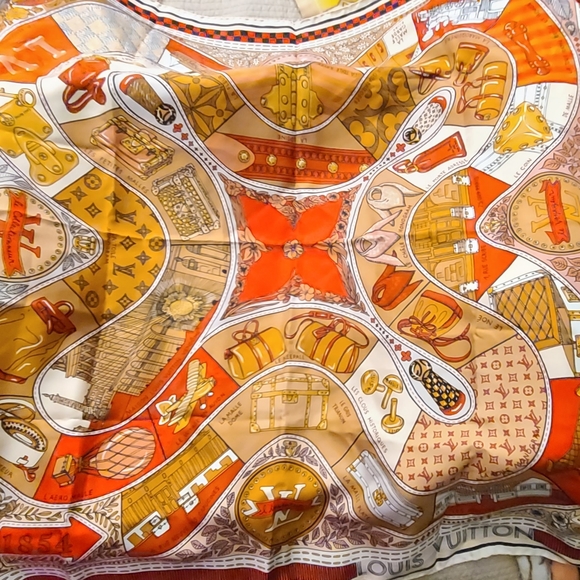 Louis Vouitton Silk Scarf - Picture 2 of 12